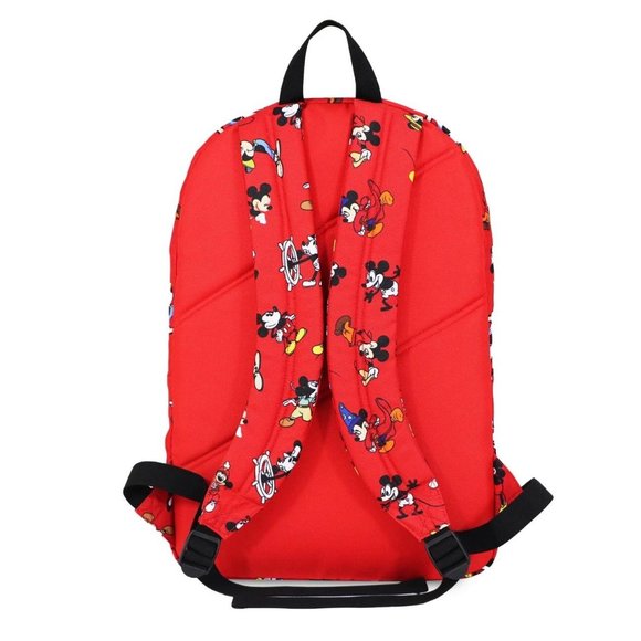 Disney Mickey Mouse Through the Years Backpack Steamboat Willie Sorcerer Mickey - Picture 2 of 7